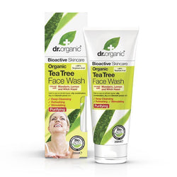 Tea Tree Face Wash 200Ml-Dr Organic-UAE-BEAUTY ON WHEELS