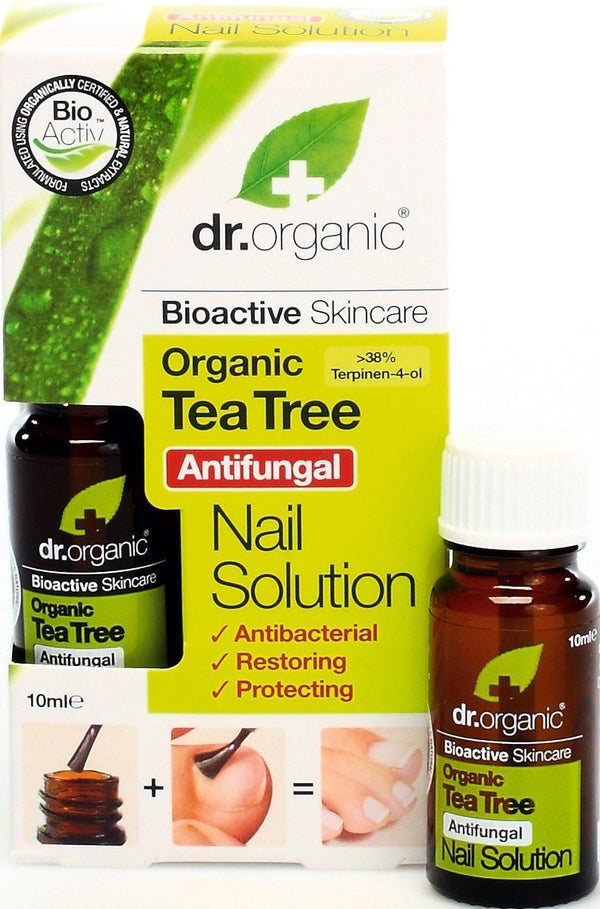 Tea Tree Nail Solution 10Ml-Dr Organic-UAE-BEAUTY ON WHEELS