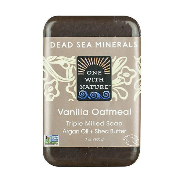 Vanilla Oatmeal Bar Soap-One With Nature-UAE-BEAUTY ON WHEELS