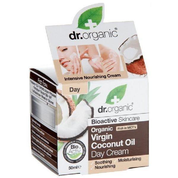 Virgin Coconut Oil Day Cream 50 Ml-Dr Organic-UAE-BEAUTY ON WHEELS