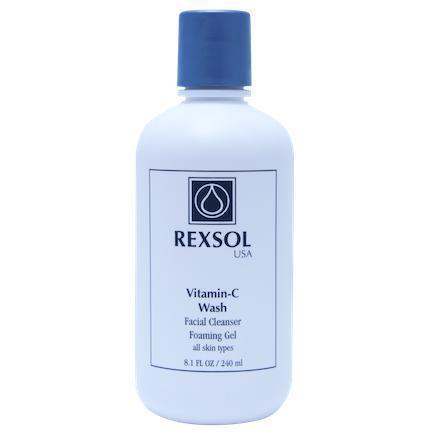 Vitamin-C Wash-Facial Cleanser 240Ml-Rexsol-UAE-BEAUTY ON WHEELS