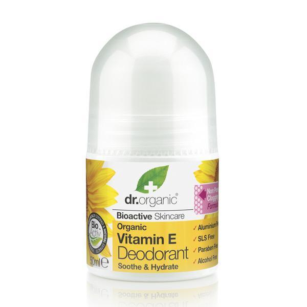 Vitamin E Deodorant 50ml-Dr Organic-UAE-BEAUTY ON WHEELS