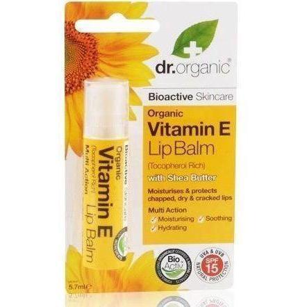 Vitamin E Lip Balm 5.7Ml-Dr Organic-UAE-BEAUTY ON WHEELS