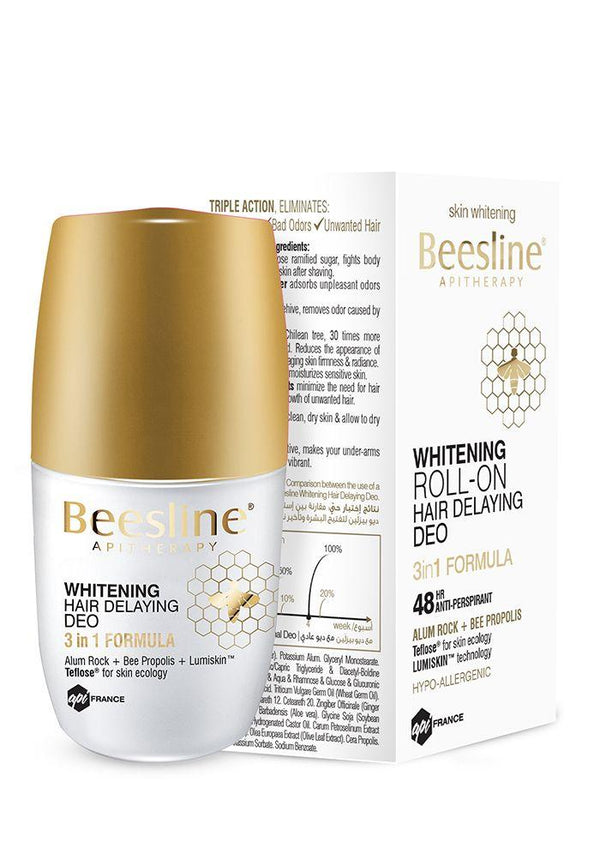Whitening Roll-On Hair Delaying Deo-Beesline-UAE-BEAUTY ON WHEELS